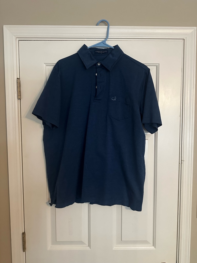 Masters Navy Blue Polo Shirt With Chest Pocket